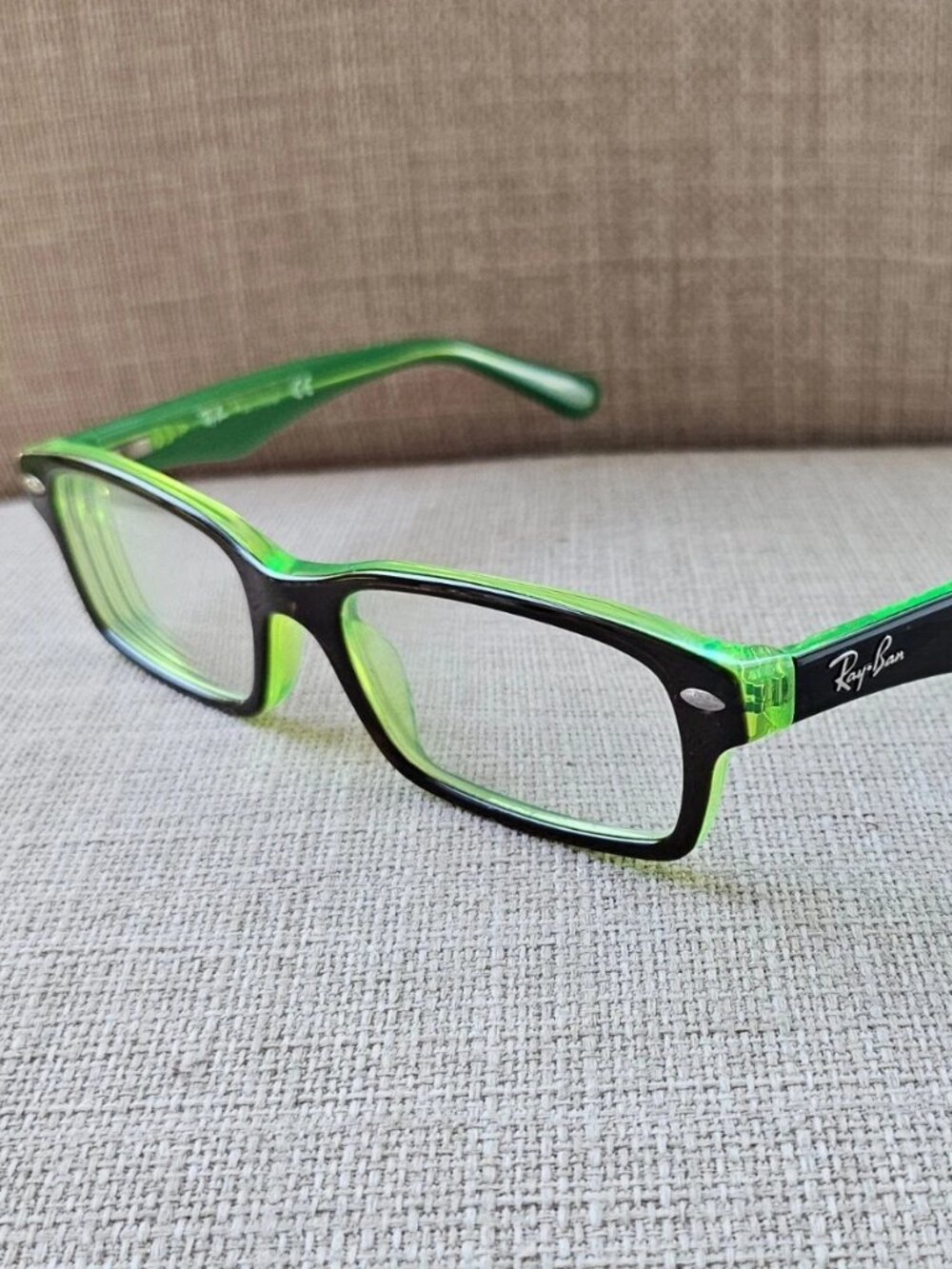 Ray-Ban Young Eyeglasse Frame Black/Green Eyewear RB1530 Glasses Frame only